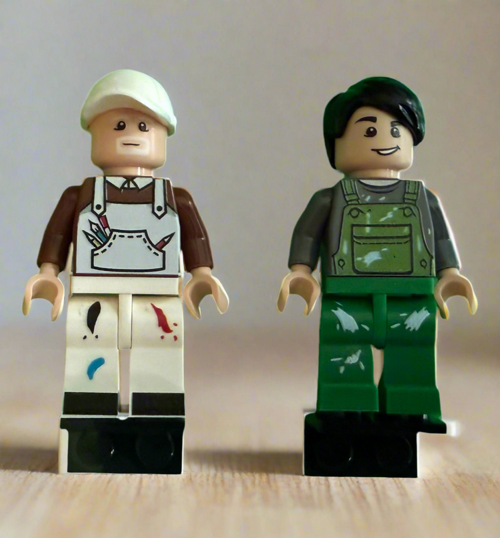 2 Construction Guys Minifigures