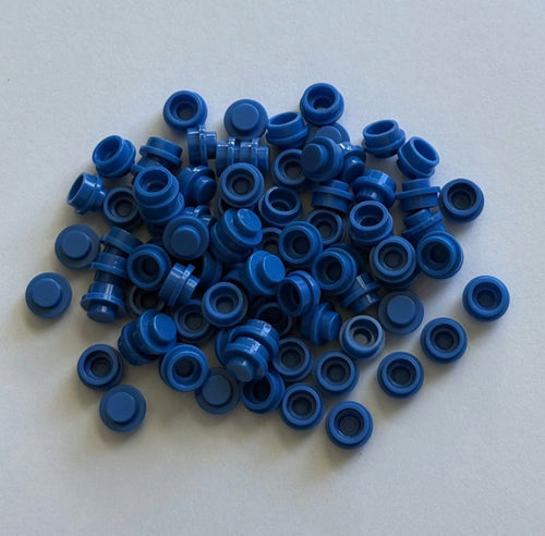 Blue 4073 1x1 Round Plate Brick – Choose Quantity – LEGO® Compatible Bulk Lot