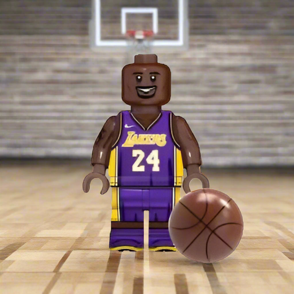 Kobe Bryant Lakers Purple Uniform Custom Basketball Minifigure