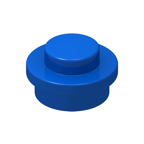 Blue 4073 1x1 Round Plate Brick – Choose Quantity – LEGO® Compatible Bulk Lot