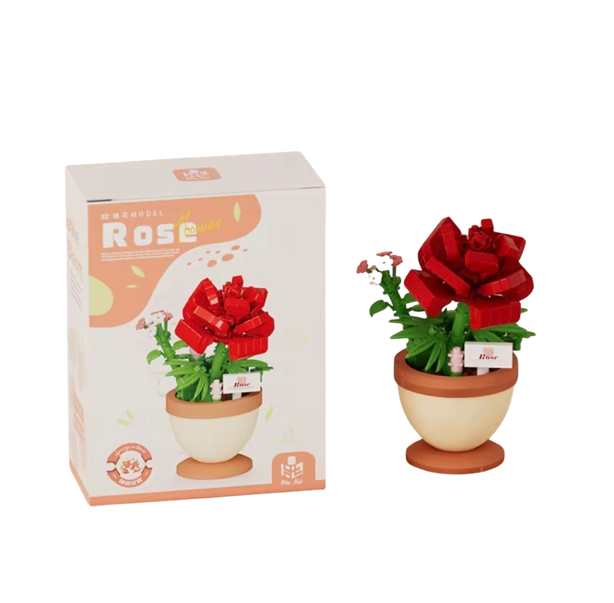 Rose Micro Building Block Set