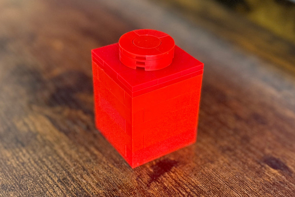 LEGO-Compatible Brick Replicas | 6x Upscaled Brick | Multiple Size & Color Display Bricks | Oversized LEGO Decor Piece