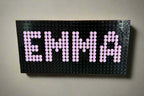 Custom Name Brick Mosaic | Personalized LEGO-Compatible Wall Art |  Handmade Pixel Name Sign | Choose Your Colors