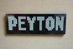 Custom Name Brick Mosaic | Personalized LEGO-Compatible Wall Art |  Handmade Pixel Name Sign | Choose Your Colors