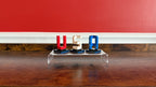 Buildable 3D "USA" Letters – LEGO-Compatible Brick Kit