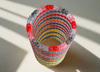Warm Colors Modular Vase – Built with LEGO®-Compatible Bricks