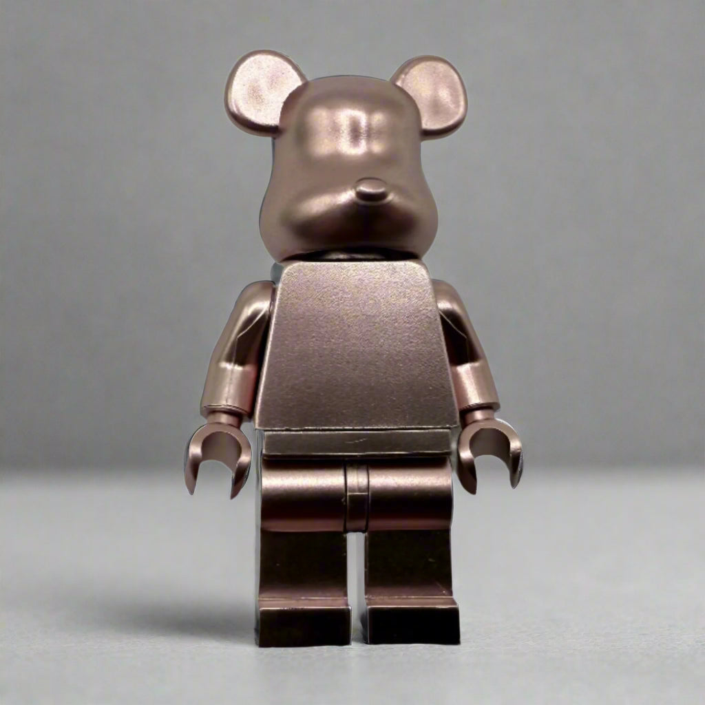 Bearbrick Monochrome Metalic Bear Minifigures – Multiple Vibrant Colors!