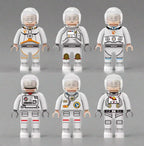 Custom Space Astronaut Minifigures – LEGO-Compatible (6 Variants)