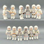 Custom Space Astronaut Minifigures – LEGO-Compatible (6 Variants)