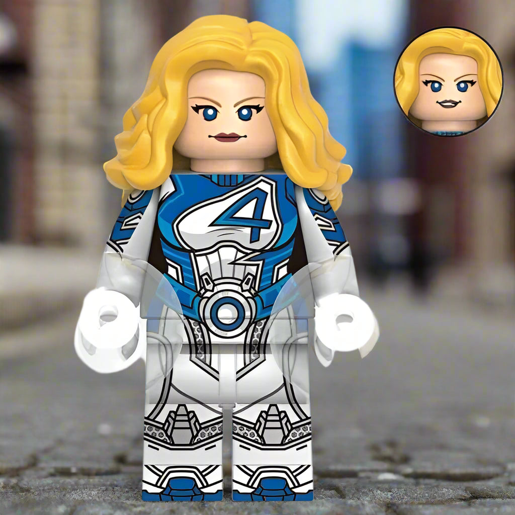 Invisible Woman Sue Storm Fantastic 4 Custom Minifigure
