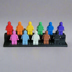 Pride Tribute Set - 11 Custom Monochrome Figures  – Brick Compatible Minifigures