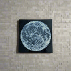 Pixel Art Moon Mosaic – LEGO® Compatible Brick Build