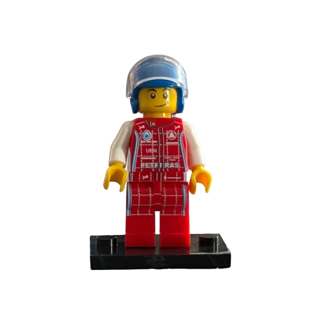 Set of 3 Racecar Driver Minifigures