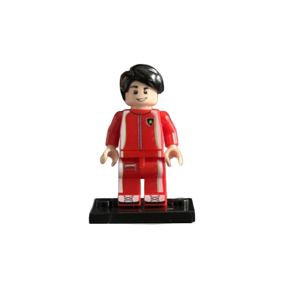 Set of 2 Ferrari Driver Minifigures
