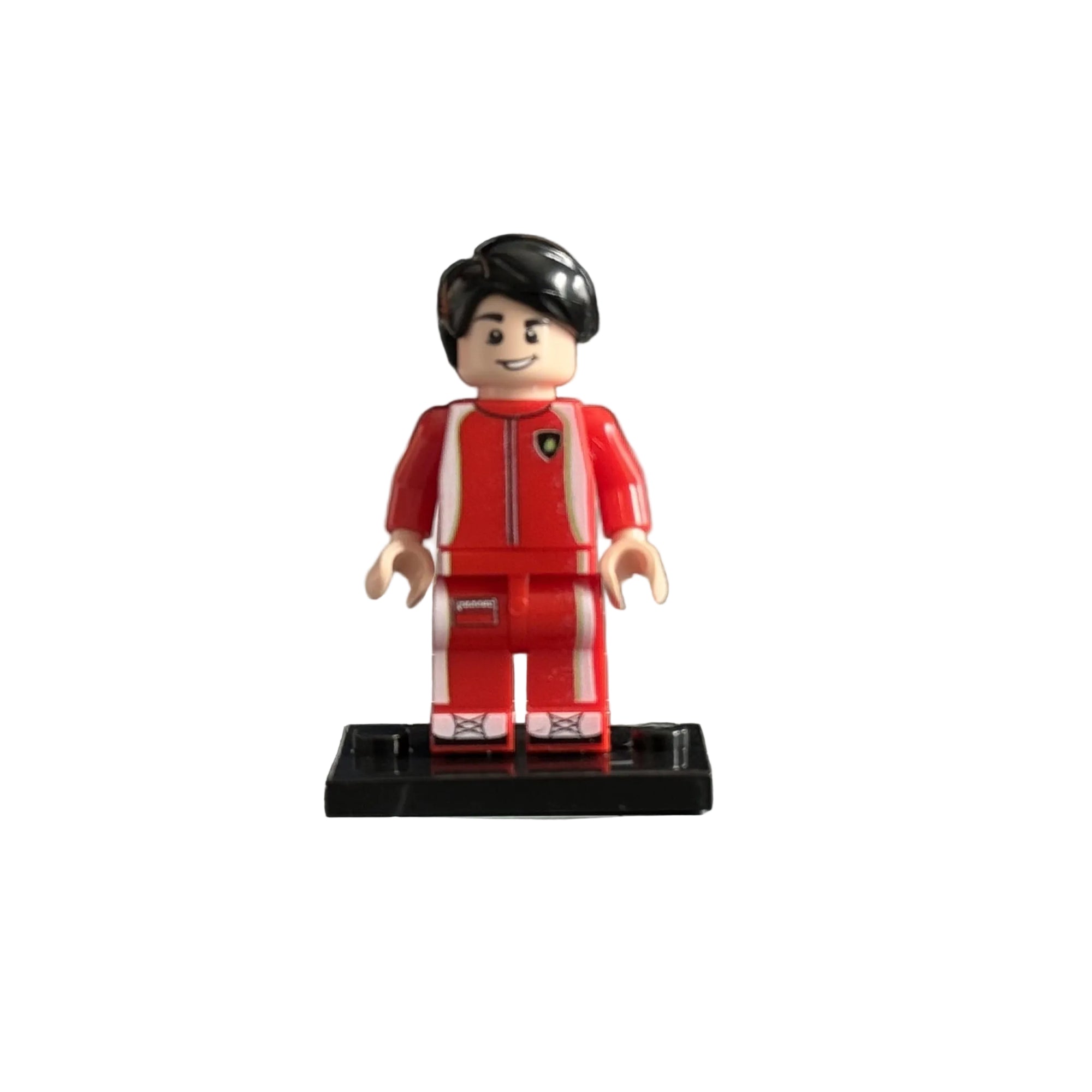 Set of 2 Ferrari Driver Minifigures