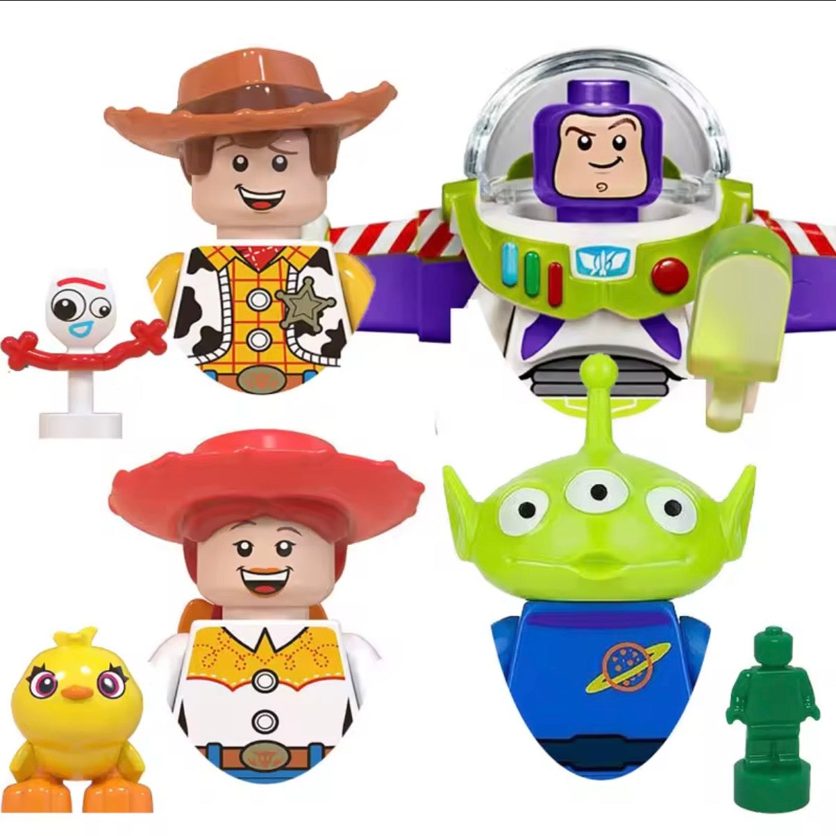 Toy Story Minifigure - 4 Characters to Choose