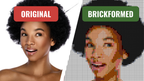 Build-Your-Own Custom Brick Mosaic Kit