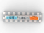 NYC Sign Custom LEGO-Compatible – Modern Display Build (White & Light Gray Base)