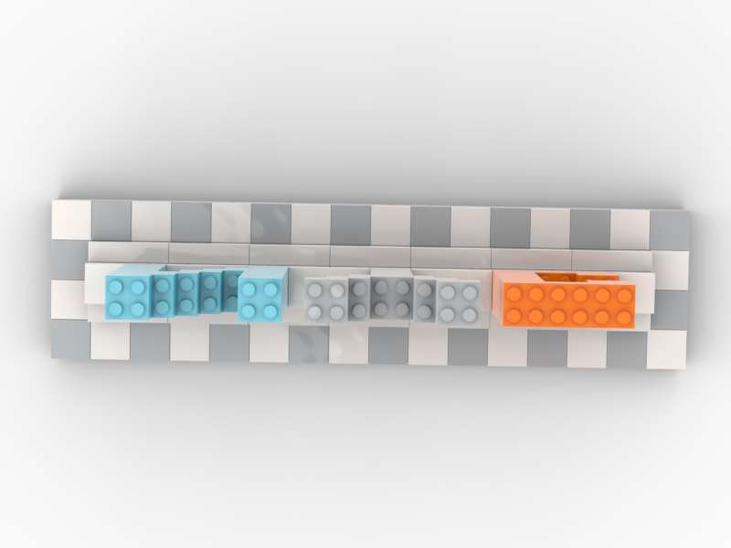 NYC Sign Custom LEGO-Compatible – Modern Display Build (White & Light Gray Base)