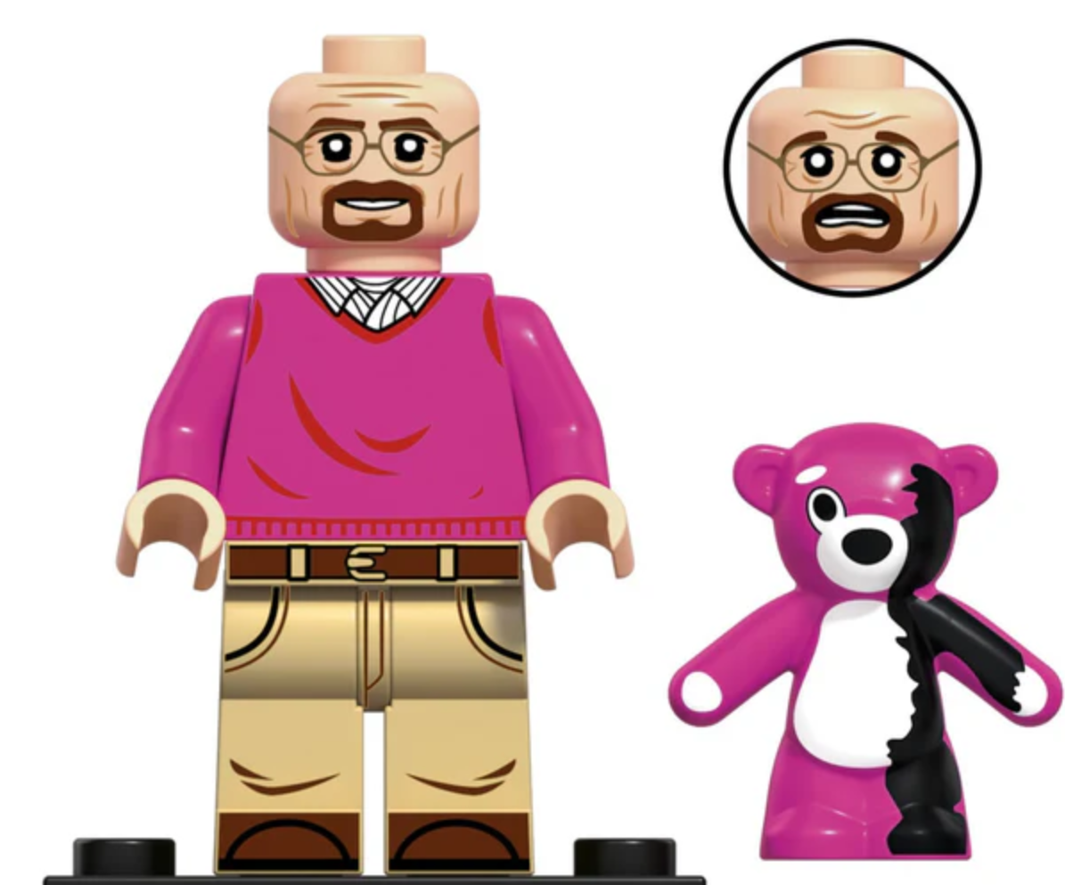 Walter White Pink Sweater Breaking Bad Minifigure