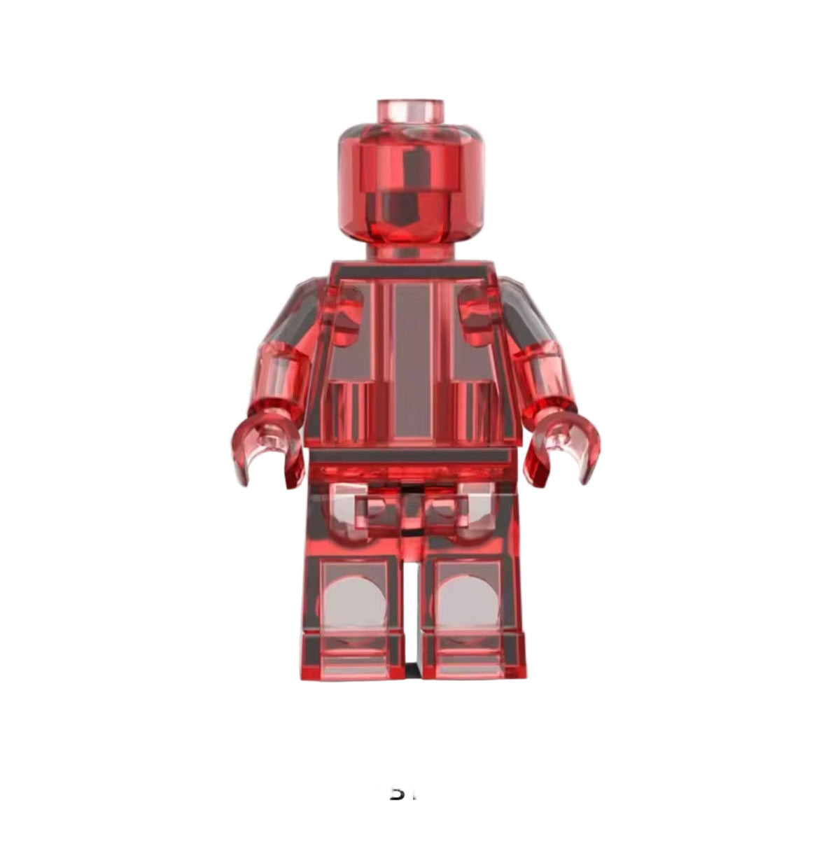 Monochrome Transparent Minifigure Lot – Multiple Colors | Custom Building Block Figures