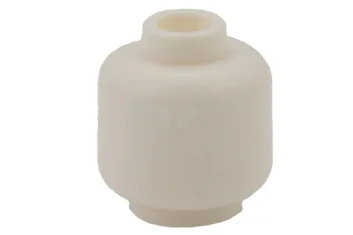 Monochrome Minifigure Heads (Pack of 10) – Solid Color Brick-Compatible Heads